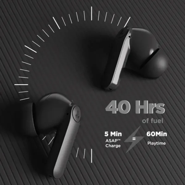 zopic boAt Newly Launched Airdopes 121 PRO True Wireless Earbuds with boAt Signature Sound, Quad Mic ENx™, Beast™ Mode for Gaming, 40H Playtime, IWP™, IPX4, Battery Indicator zopic