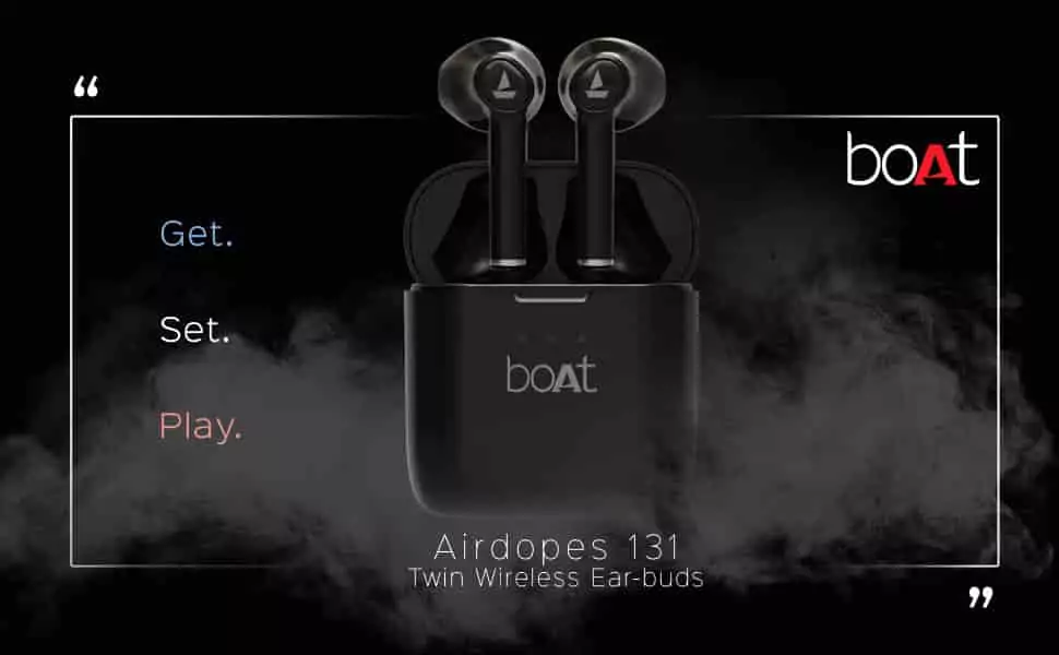 zopic boAt Airdopes 131 Truly Wireless Bluetooth in Ear Earbuds with Mic Earphones, TWS, Seamless User Experience, 12H Playtime, Charging Time: 2 Hours zopic