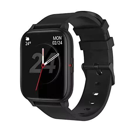 Minix Zero Smartwatch with 20 Days Battery Life & Wireless Charger ,1.7 Full Touch HD Display,8 Sports Modes, IP67 Water Resistant | zopic