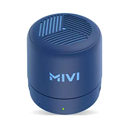 Mivi Play Speaker Bluetooth with 12 Hours Playtime. Wireless Speaker Made in India with Exceptional Sound Quality, Portable and Built in Mic-Turquoise, One Size | zopic