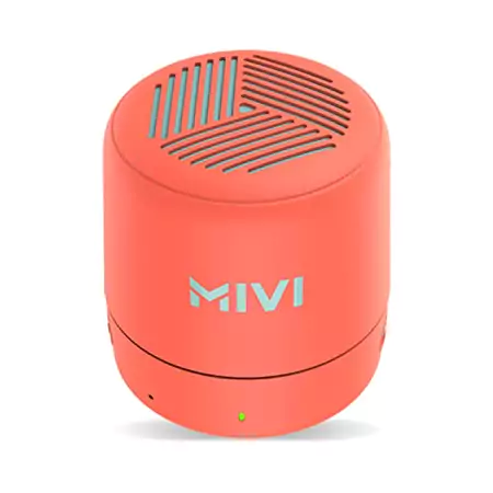 Mivi Play Speaker Bluetooth with 12 Hours Playtime. Wireless Speaker Made in India with Exceptional Sound Quality, Portable and Built in Mic-Turquoise, One Size | zopic