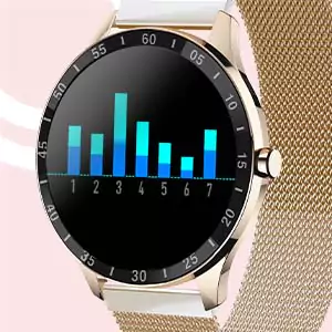 Zebronics Zeb FIT3220CH Smartwatch Fitness with Full Touch TFT Round Display, Metal Body, Day Data Storage, BP & Heart Rate Monitor, Built in Games | zopic