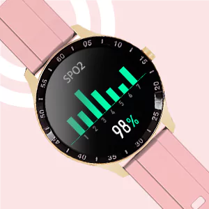 Zebronics Zeb FIT3220CH Smartwatch Fitness with Full Touch TFT Round Display, Metal Body, Day Data Storage, BP & Heart Rate Monitor, Built in Games | zopic