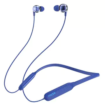 Noise Nerve Neckband With Mic Charging time 60 Minutes, Upto 25 hours Playtime, 8 mins of charge gives 8 hours playtime, 10mm Drivers IPX5 | zopic