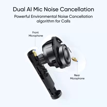 realme Buds Air 3 TWS Earbuds Battery 30 H Fast Charge & Active Noise Cancellation (ANC) Bluetooth Headset True Wireless, Charging time 1 H | zopic