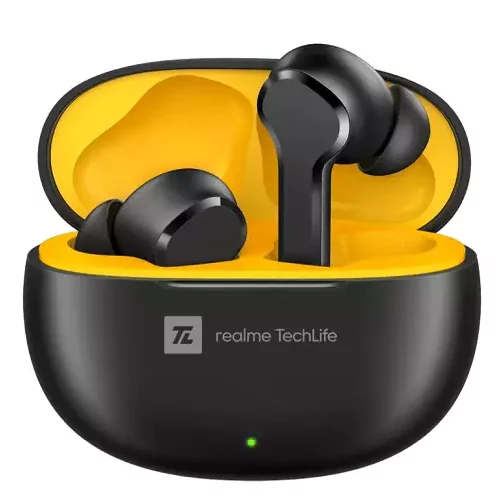 realme Techlife Buds T100 Earbuds with up to 28 Hours Playback & AI ENC for Calls Bluetooth Headset True Wireless, Gaming Mode, Instant Connection | zopic
