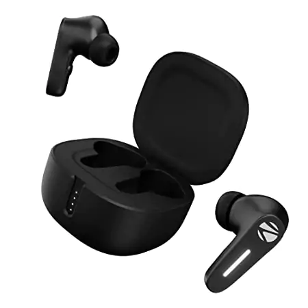 Zebronics Sound Bomb 7 Earbuds Bluetooth TWS in Ear 40H Playtime, ENC Mic, Rapid Charge, Gaming Mode, Voice Assistant, Smooth Touch Control | zopic