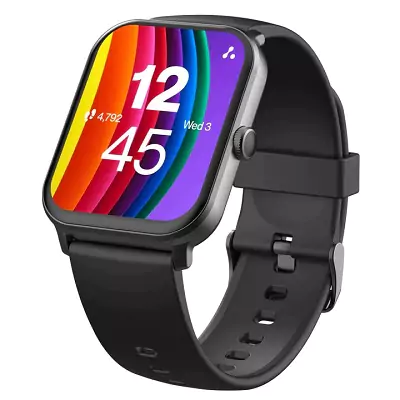 Ambrane Wise Eon Pro Smartwatch 1.85 lucid display with BT calling Battery Runtime 10 Days