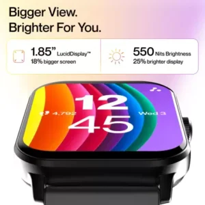 Ambrane Wise Eon Pro Smartwatch 1.85″ lucid display...