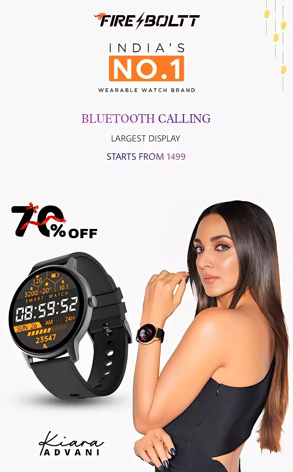 Top Fire-Boltt Smartwatch Calling Health sports Best price-Zopic #1