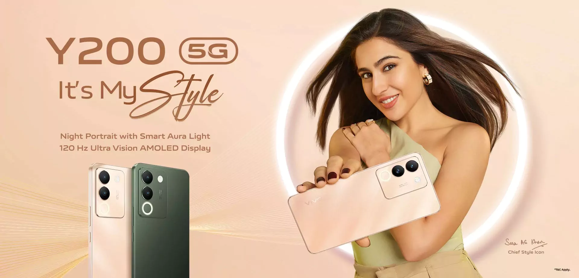 zopic Vivo Y200 5G 8GB RAM, 128GB Storage, Dual 64MP+2MP Rear Camera, 16MP Selfie Camera, FHD+AMOLED Display 16.94 cm (6.67 inch), 120Hz refresh rate, SDM Processor 4 Gen 1