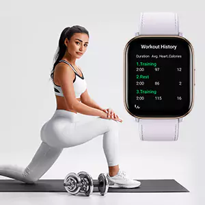 Amazfit Active Smartwatch AI Fitness Exercise Coach, GPS,...